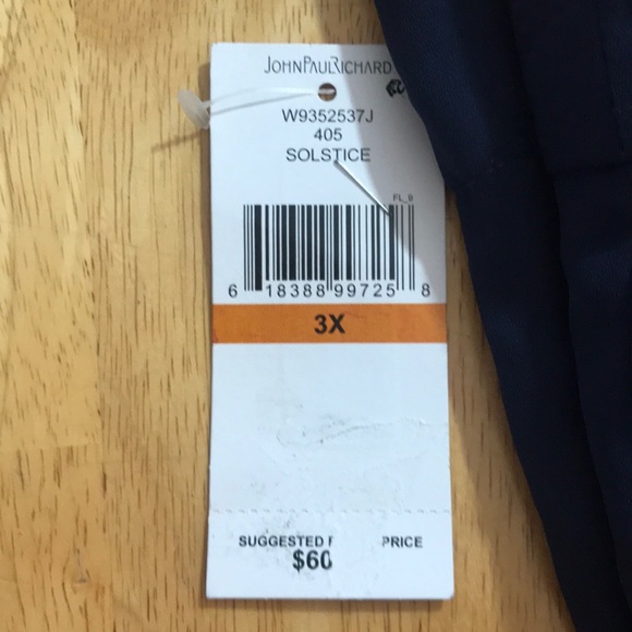 New Dark blue comfortable/ dressy pants Size3X - Picture 2 of 7